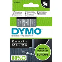 Dymo Tape 45020 (S0720600) Wit op transparant (12 mm)