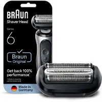 Braun - Series 6 Electric Shaver ORIGINAL Replacement Head, 64B - Black
