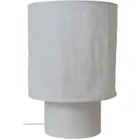 Lucide TISSAJA - Tafellamp - Ø 30 cm - 1xE27 - Wit - Essential