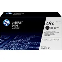 HP 49XD (Q5949XD) toner zwart hoge capaciteit dubbelpak (origineel)