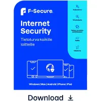 F-SECURE Internet Security voor alle apparaten [1 apparaat - 1 jaar] [Volledige versie]