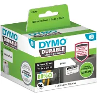 Dymo Etiket 2112289 Zwart op wit