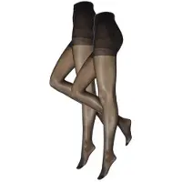 Anytime corrigerende panty 40 denier - zwart (set van 2) female | Maat: 44/46