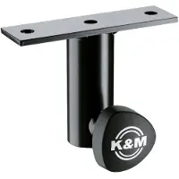 K&M 24281 (1 stuk, Stand), Luidsprekerstandaard + wandmontage, Zwart