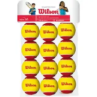 Wilson Tennisbal Wilson Starter Red Trainingsball Yellow Red (12-delig)