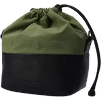 Artisan&artist ACAM-CP210 Leather/Fabrick Black-Khaki