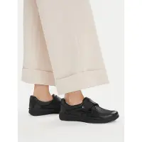 Caprice Zwarte Comfort Velcroschoen Lycra maat 39