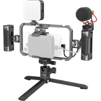 SmallRig All-in-One Video Kit For Smartphone Creators with Audio and Lighting System 3384D