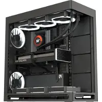 Havn HS 420 PC-Gehäuse, Midi-Tower, E-ATX, Tempered Glass - schwarz Midi-tower Behuizing, Gaming-behuizing, PC-behuizing Zwart