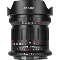 7artisans 9mm f/5.6 Canon R-Mount Upgraded Black