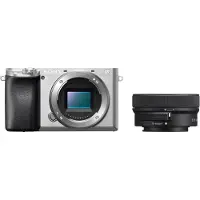 Sony α6100 APS-C-camera met snelle autofocus in Zilver