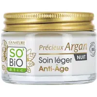 SO'BiO étic SO BIO Etic Précieux Argan Licht Anti-Ageing Nachtcrème 50 ml Crème