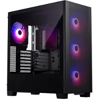 Phanteks XT Pro Ultra - Midi Tower Behuizing - Gehard Glas - 4x M25-140 DRGB Fans - USB-C - Zwart