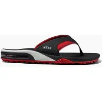 Reef Slipper Men Fanning Pregame Black Red-Schoenmaat 46