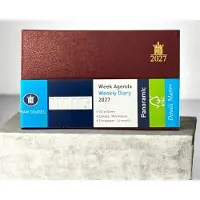 Ryam Zakagenda 2027 - Panoramic Harde Kaft Bordeaux (9cm x 15cm)