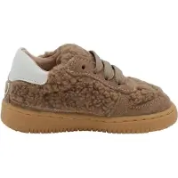 Shoesme teddy sneakers bruin Meisjes Suède Meerkleurig - maat 22