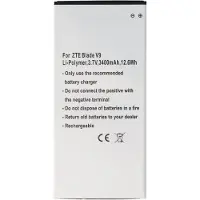 AccuCell Batterij geschikt voor de ZTE Blade V9, Li-Polymer, 3,7V, 3400mAh, 12,6Wh