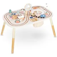Mamabrum Activiteitentafel Hout - Educatieve bijzettafel - - 10 in 1 - Dieren - 3 jaar en ouder