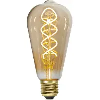 Valotorni Druppel- Edison Lamp - E27 - 3.2W - Super Warm Wit - 2200K - Dimbaar