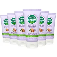 Happy Earth 6x 100% Natuurlijke Anti-Age Dagcrème 50 ml