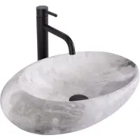 REA Opzetwastafel Roxy C Stone L. Grey