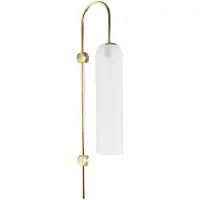 Toolight Wandlamp Glazen Wandlamp Goud APP664-1W