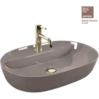 REA Opzetwastafel Aura 61 Beige Shiny
