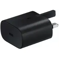 FoneFunShop Compatibel met Samsung Super Fast Charger 25W 3A UK 3-pins zwart EP-T2510