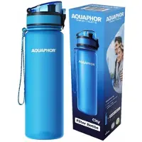 AQUAPHOR filterfles + 1 waterfilterpatroon 0,8 L blauw