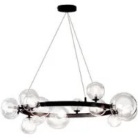 Toolight Hangende Plafondlamp Met Glazen Bollen Op Een Rand APP906-15CP
