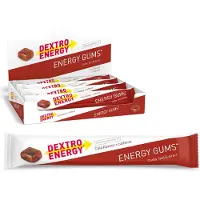 Dextro Energy Energie Gums - Cola + Caffeine Energie Bar - Vegan Energie Reep - 8 porties (8 x 45 gram )