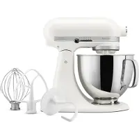KitchenAid Artisan 5KSM125EPL - Keukenmachine - 4,8L - Porselein wit - 3 menghaken