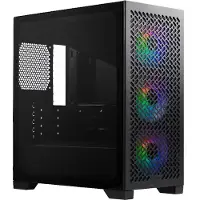 Cooler Master kast Elite 302, Midi-Tower Black, mATX, Window, 3x 120mm ARGB, Grill