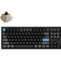 Keychron Q3 Ultra - Mechanisch Toetsenbord - Draadloos - US Qwerty - 80% - Bruine Switch - Zwart