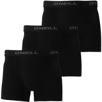 O'Neill Heren boxershorts trunks 900003 effen zwart 3-pack