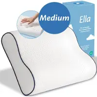 EL Life Orthopedisch Hoofdkussen tegen Nekklachten - Ergonomisch Hoofdkussen van Traagschuim - 40x60cm