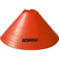 Sportec Afbakenbollen Soft Extra Groot - Oranje 10 st.