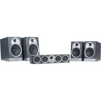 Jamo S7-17HCS home cinema-systeem 5.0 kanalen 150 W Zwart