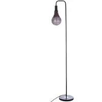 Gilde staande lamp, "Bulb", metaal, zwart, verpakkingseenheid 1, breedte 26 cm, hoogte 170 cm, diepte 22 cm. Artikelnummer: 79921, EAN: 4063387799215