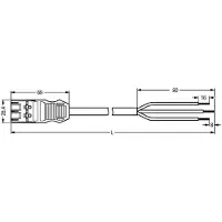 Wago Winsta Midi Patchkabel voor Bouwinstallatie - 771-9993/3207-301