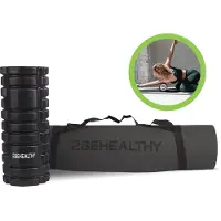 R2B 2BEHEALTHY Yogamat & Foamroller Set