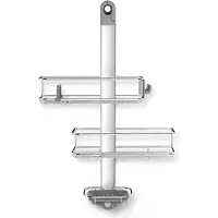 Simplehuman badkamerrek - RVS - zilverkleurig