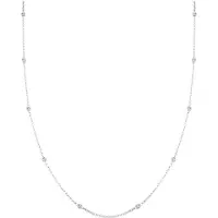Elli - Elli Halsketting Solitär Basic Kristalle 925 Silber Kettingen Dames