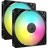 Corsair RS140 ARGB computerbehuizingsventilator 14 cm zwart 2 stuks