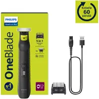 Philips Herenscheerapparaat OneBlade Pro QP6506/15 5,4 W Zwart