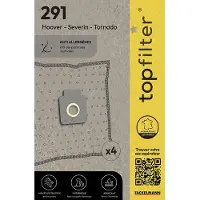 Top Filter Set van 4 stofzuigerzakken voor Hoover TopFilter Premium
