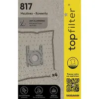Top Filter Set van 4 stofzuigerzakken Rowenta en Moulinex TopFilter Premium