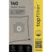 Top Filter 4 stofzuigzakken Rowenta Silence Force, Moulinex TopFilter Premium