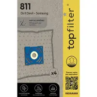 Top Filter Set van 4 stofzuigerzakken Samsung en Dirt Devil TopFilter Premium