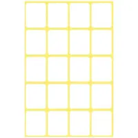 Avery Zweckform Huismerk 3043 - Handmatige Etiket 22x18mm - 120 stuks - Wit